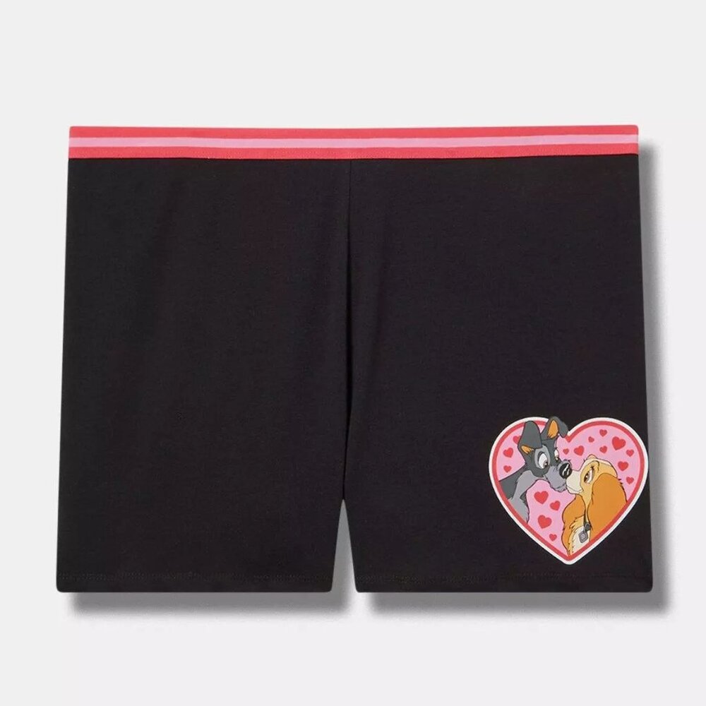 Torrid Panties 0X (LG) - Shortie Boyshorts Disney Lady Tramp Panty Mid Rise New - Picture 1 of 3